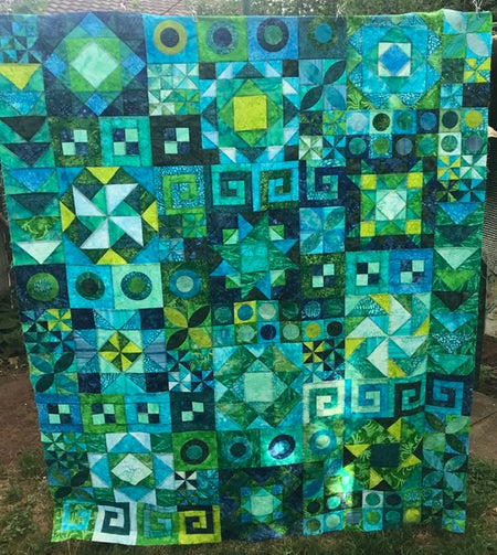 ‘Takayna’ Quilt version of On the Road Sampler Sew A Long