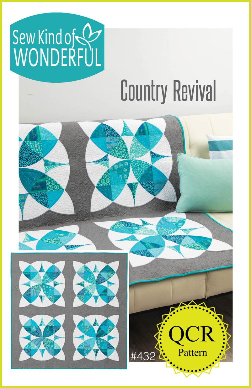 Country Revival Pattern for Quick Curve Ruler