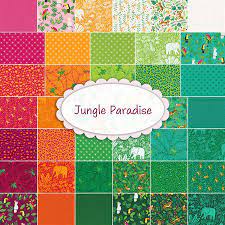 Jungle Paradise Charm Square Pack